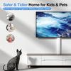 1/4pcs No Nail Cable Organizer, Self-Adhesive Wall Mount Wire Cover, TV & Desk Cord Management, Invisible Design