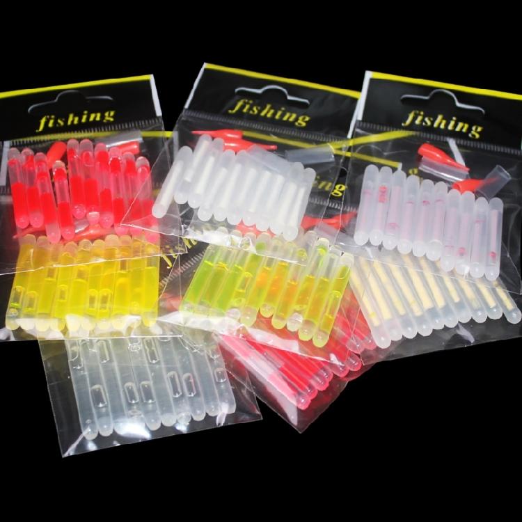 10Pcs/lot Fishing Fluorescent Lightsticks Fishing Sticks Light for Night Fishing