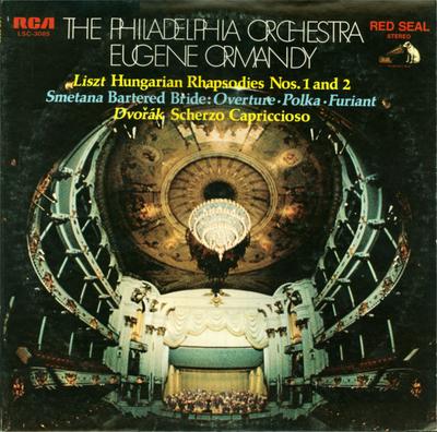 LP Schallplatte PHILADELPHIA ORCHESTRA, EUGENE ORMA - Ungarische Rhapsodien Nr.. 1 und 2, LSC3085 RCA RED SEAL 1968 US Klassik Gebraucht