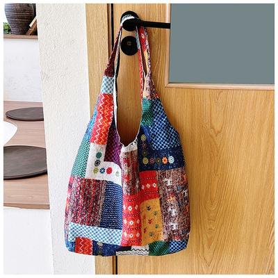 Hochwertige, leichte, charakteristische Achseltasche, großes Fassungsvermögen, vielseitige Pendler-Tragetasche, Retro-Kontrast-Umhängetasche