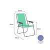 Folding Chair - MARBUENO - Standard Model - Lightweight Aluminum - Foldable - Green