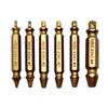 Double Headed Reverse Teeth Screw Extractor-6pc Tool Set for Removing Damaged Loose Teeth Broken Wires Home Workshop Repair Tool