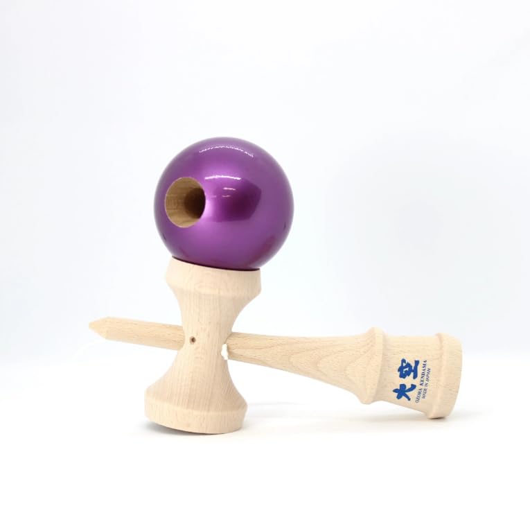Yamagata Kobo OOZORA Premium Kendama (Purple), Certified by the Japan Kendama Association for Competition