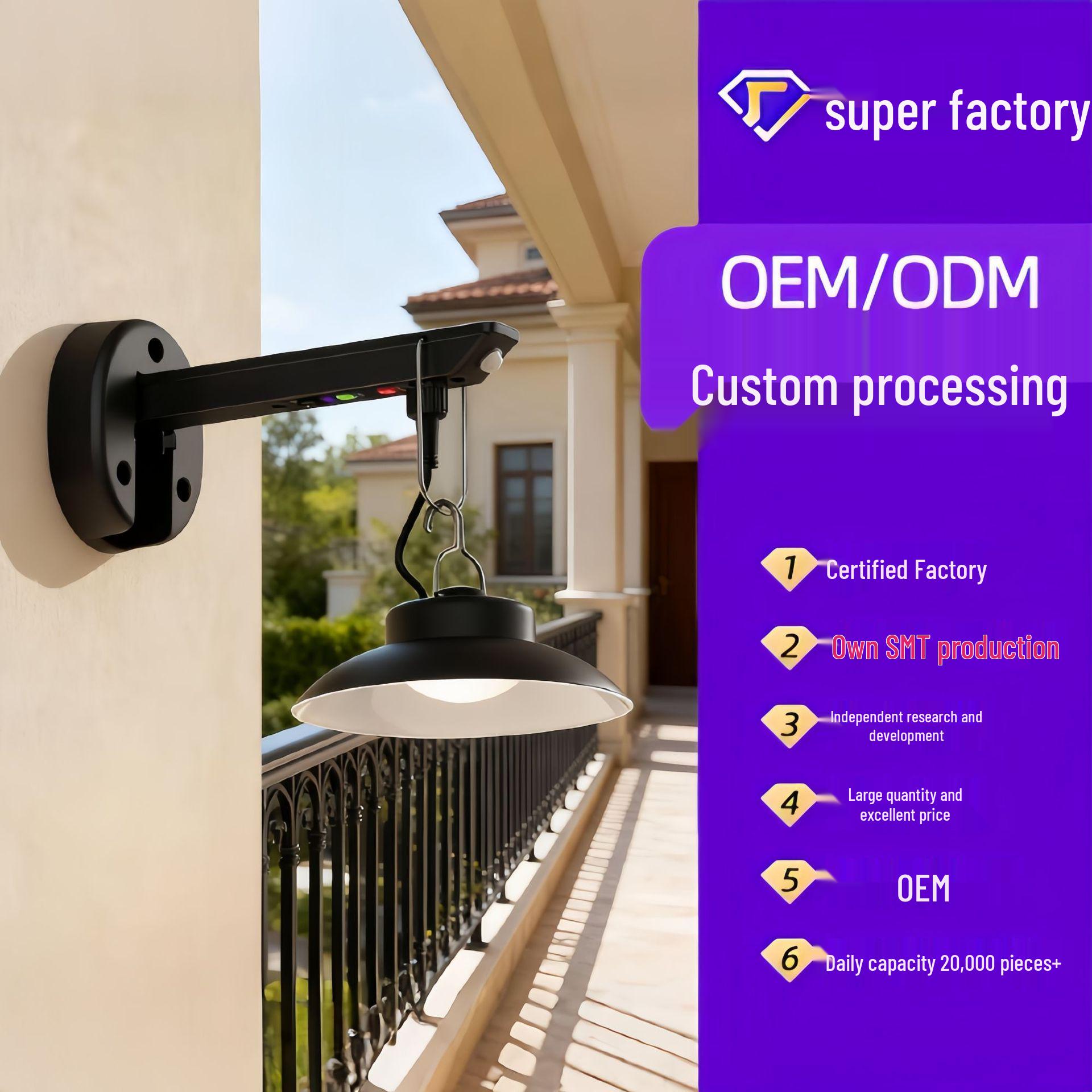 

Vintage LED Solar Garden Lights: High Brightness, Waterproof, Wall-Mounted Hanging Outdoor Night Lights Sensor Only (1200mAh)