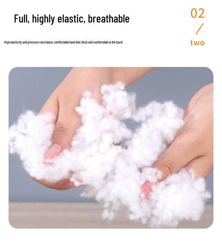 Granular Pearl & Silk Cotton Pillow with Polyester Fiber Filling