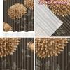 2D FLAT PRINTING 2pcs Curtains (Without Rod) Floral Elegance on Gray Easter Festival Chic Print Curtains Durable Polyester