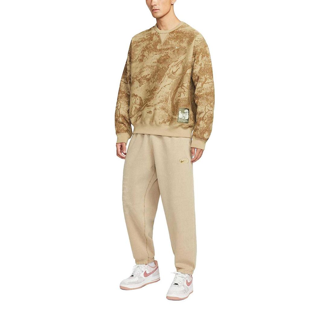 Nike Solo Swoosh Versatile Soft Comfortable Loose Sweatshirt Men Sweatshirt HV4119-297