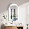LED Bathroom Mirror 3 Lighting Adjustable Touch Control Wall Mounted Dimmable Bathroom Mirror EU Plug For Grooming Makeup