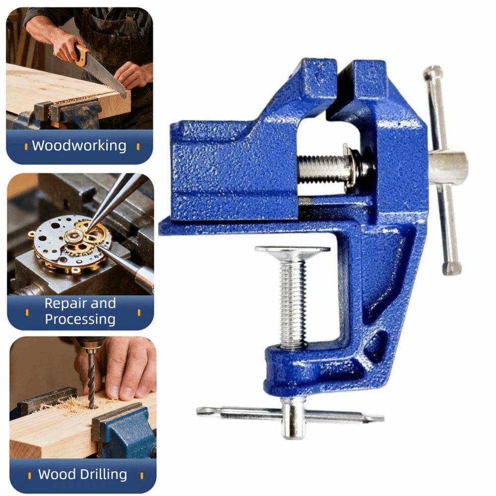 Heavy-Duty Table Clamp Cast Steel Compact Clamp Making Portable Small Vice Metalworking