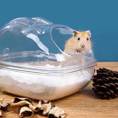 Hamster Bade Sandkasten Chinchilla Dusche Badewanne Klare Chinchilla Badewanne Rennmaus Körperreinigungsbehälter Für Hamster