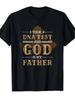 Women's & Suitable for Men's  I Took a DNA Test & God Is My Father  T-Shirt - Retro Religious Graphi