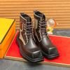 Europäische und amerikanische Bestseller Martin Boots Herren Herbst High-Top Freizeit Lokomotive Kampfstiefel Trendmarke Erhöhung Big Head