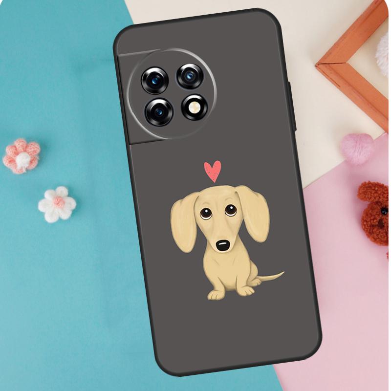 Dachshund Dog For OnePlus 15 13 12 11 15R 13R 12R 10R 10T 13T Case For OnePlus Nord 5 CE 2 3 4 Lite N20 N30