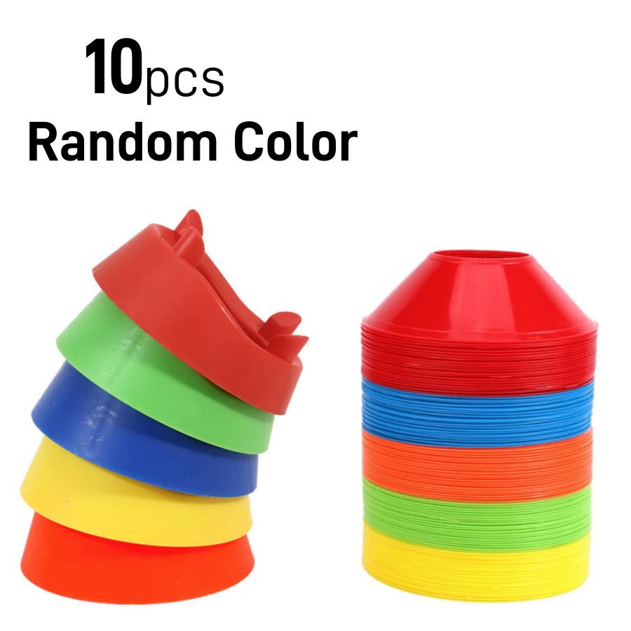 Hot Sale 5/10pcs Soccer Training Sign Dish Pressure Resistant Cones Marker Discs Bucket Outdoor Basketball Football Sports