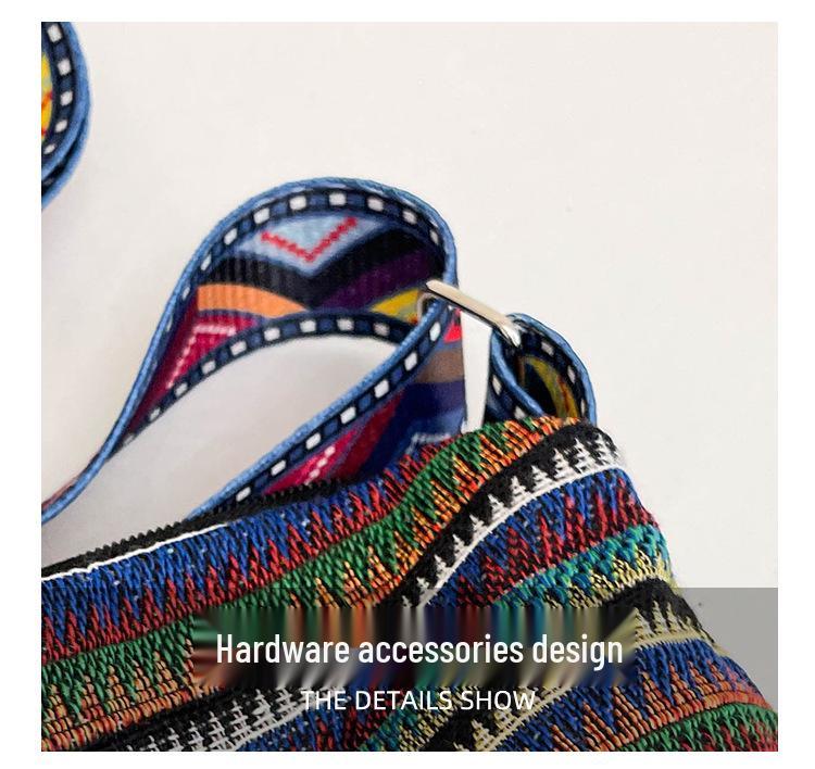 2024 Large Bohemian Tassel Tote: Ethnic Style Handbag & Crossbody
