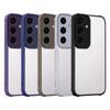 S24 Plus New Style Anti-slip Bumper Armor Phone Case For For Samsung Galaxy S25 Plus S24 Ultra Transparent Back Cover S25 FE