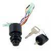 Ignition Key Switch Plastic + Metal Replacement 3 Position