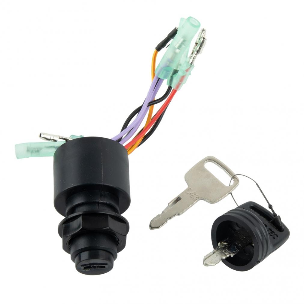 Ignition Key Switch Plastic + Metal Replacement 3 Position