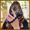 Skin-friendly Feel Cartoon Phone Case For Cubot C30 Dirt-resistant Cute Black Pearl Pendant Bear Bracelet Back Cover