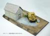 Farm Equipment Shed Super Light Clay Diorama Clay with Stamps Scenery Craft Set MJK02 Molded Color PLATZ/MONO 1/35 &