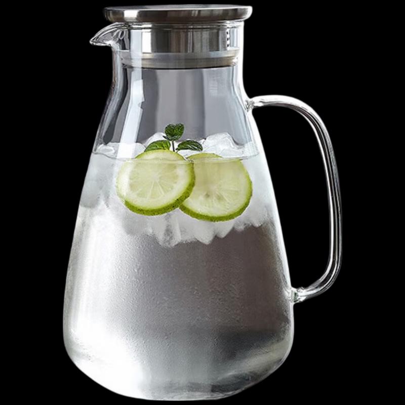 Tianxi 2.2L High Borosilicate Glass Cold Water Pitcher