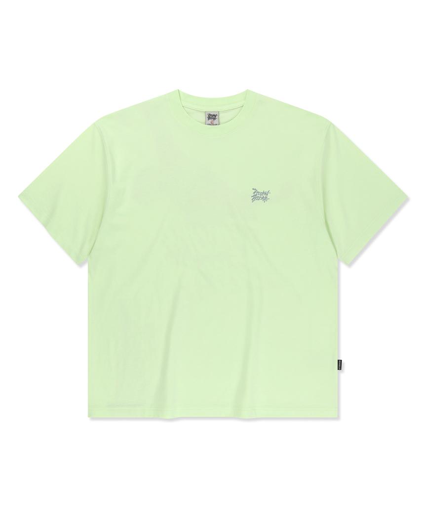 BROWNBREATH Kickflip Graphic Tee - Lime