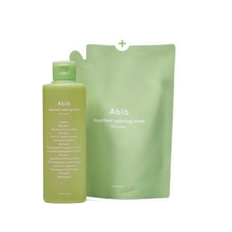 ABIB Houttuynia Cordata Calming Toner Skin Booster 250ml (Includes 250ml Refill)