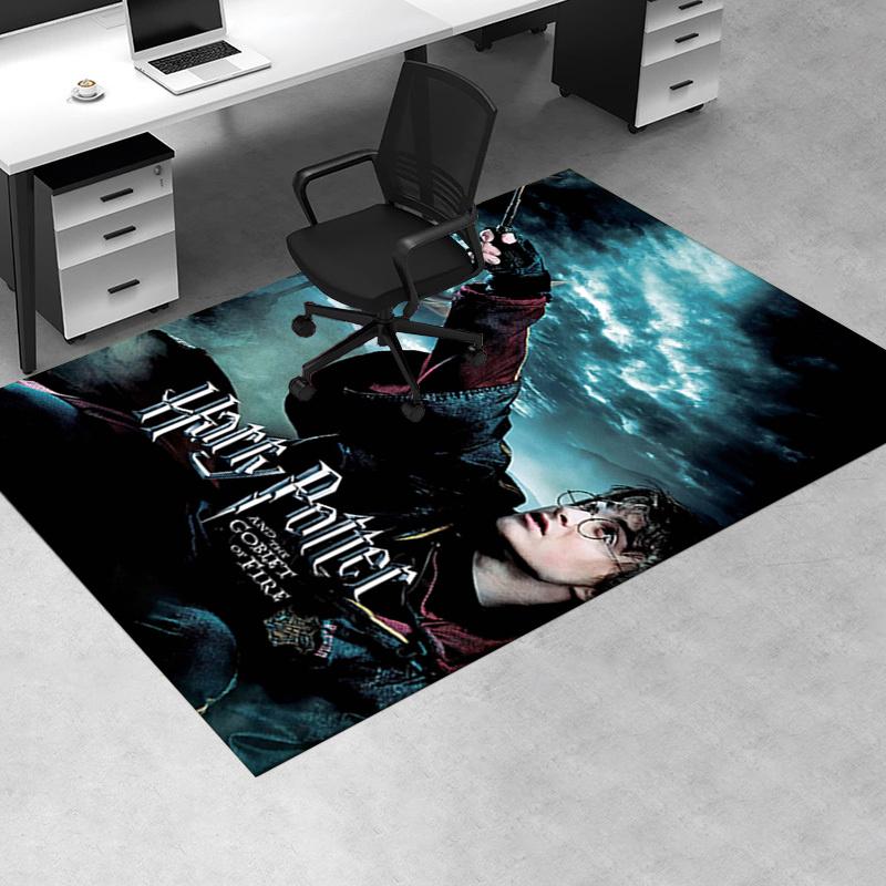 

Harry Potter and the Goblet of Fire Poster Print Office Mat Home Decor Office Desk Chair Rugs Chair Carpet for office Chair Mat Gift For Hal 60cm by 90cm