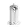 Universal 2.5L Fuel Surge Tank with Swirl Pot AN6 Out AN8 Dome Oil Catch Can Tank Aluminium Alloy Silver Polished