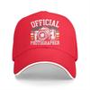 Summer Cap Sun Visor Official Photography Hip Hop Caps Photographer Camera Patent Cowboy Hat Peaked Hats