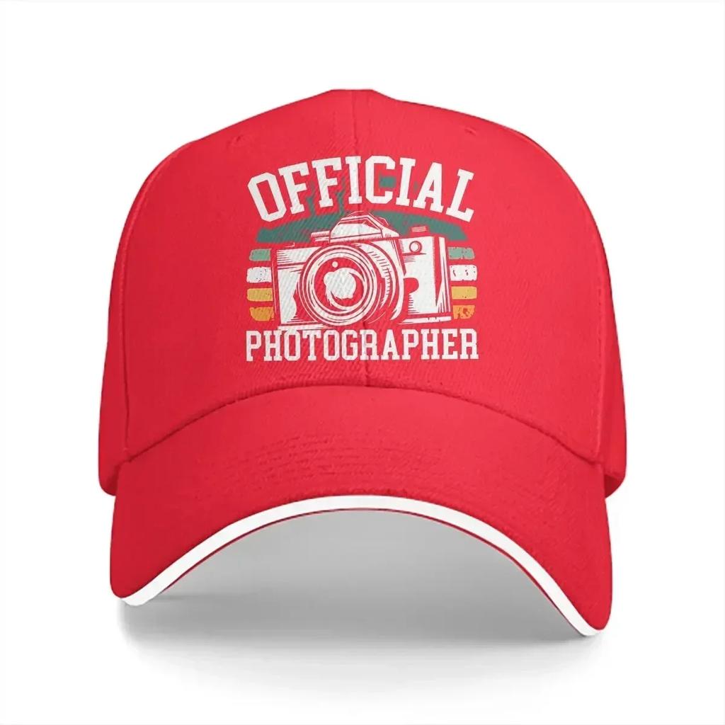 Summer Cap Sun Visor Official Photography Hip Hop Caps Photographer Camera Patent Cowboy Hat Peaked Hats