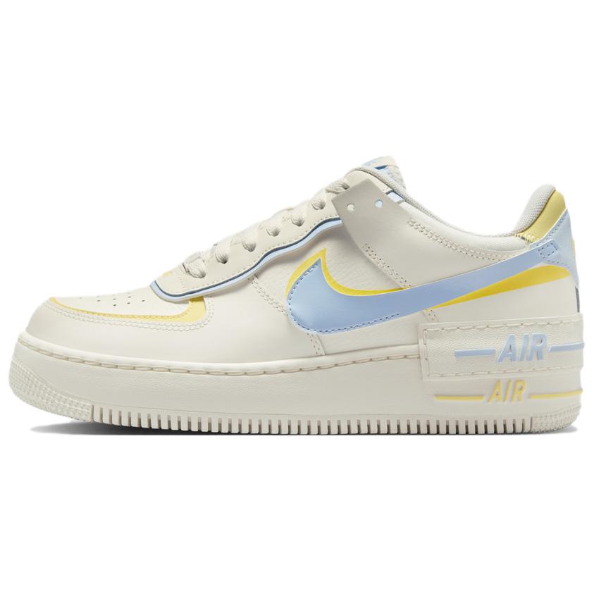 

Nike Air Force 1 Skateboard Shoes Unisex White Blue Yellow DZ1847-118 37.5