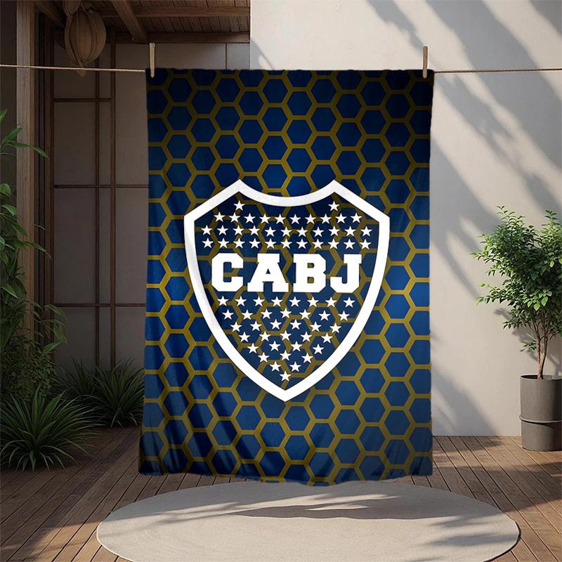 Cabj Flannel Blanket Soft Warm All-Season Throw, Design for Camping, Car Travel, Hiking Sofa, Bed, Office Perfect Gift for Parties