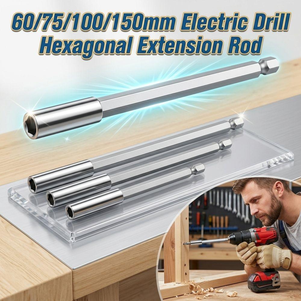 Quick Change Electric Drill Connecting Rod Magnetic Drill Bit Extension Rod Power Tool Accessories