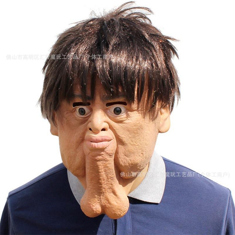 Hot-selling Halloween masks for the elderly, realistic and funny old man headgear
