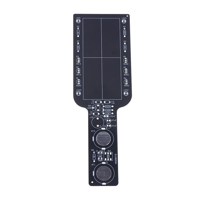Mini Handheld Simple Metal Detector Led Light Alarm Flashing Welding Practice Diy Electronic Kit Welding Training Kit