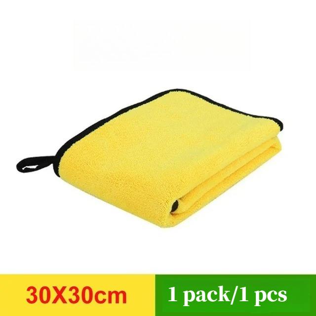 

High-Density Coral Velvet Microfiber Towels for Motorcycle Car Wash Cleaning and Drying 3/5/10 Pieces Set