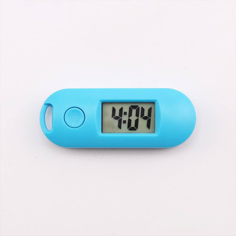 Mini Portable Digital Electronic Watch Student Keychain Watch Quiet Test Pocket Watch Green Backlight LCD Display Digital Clock