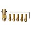Precision Copper Drill Chuck Set For Motor Shaft Compatibility 7pcs/set