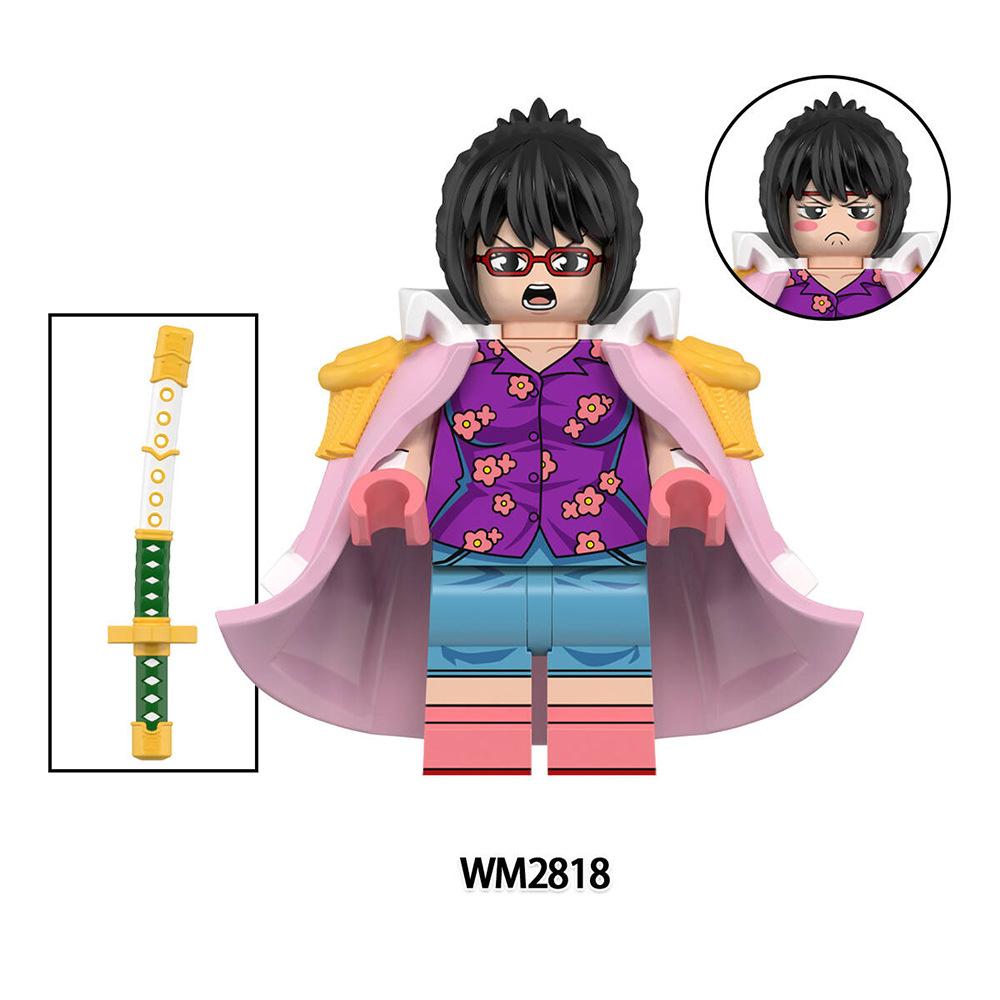 WM6196 Educational DIY Blocks Set Anime Mini Sculpture Figurines Creative Assembly Toys Kids Christmas Birthday Present