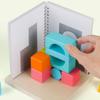 Pattern Building Toy with Projection Board Handson Educational Geometric Colorful