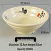 Melamine Ramen Bowl: Porcelain-Like, Large Mala Tang Soup & Noodles Bowl for Wontons & Luosifen