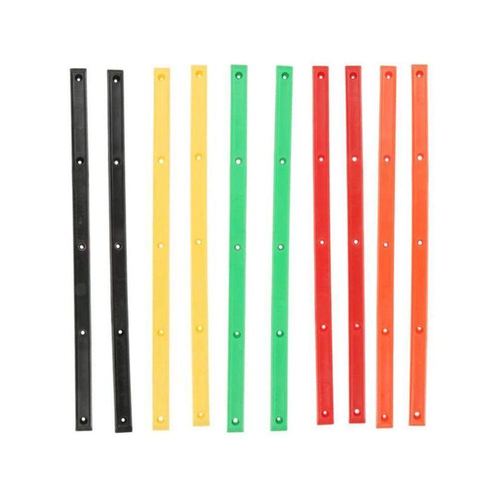 Mounting Screws Skateboard Rails Protection Reduce Friction Skateboard Rib Bones ABS Colorful Skateboard Rail Guards Deck Guards
