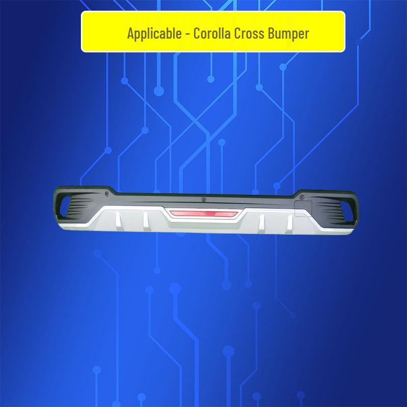 Декоративная защитная планка переднего и заднего бампера Corolla Rui Fang