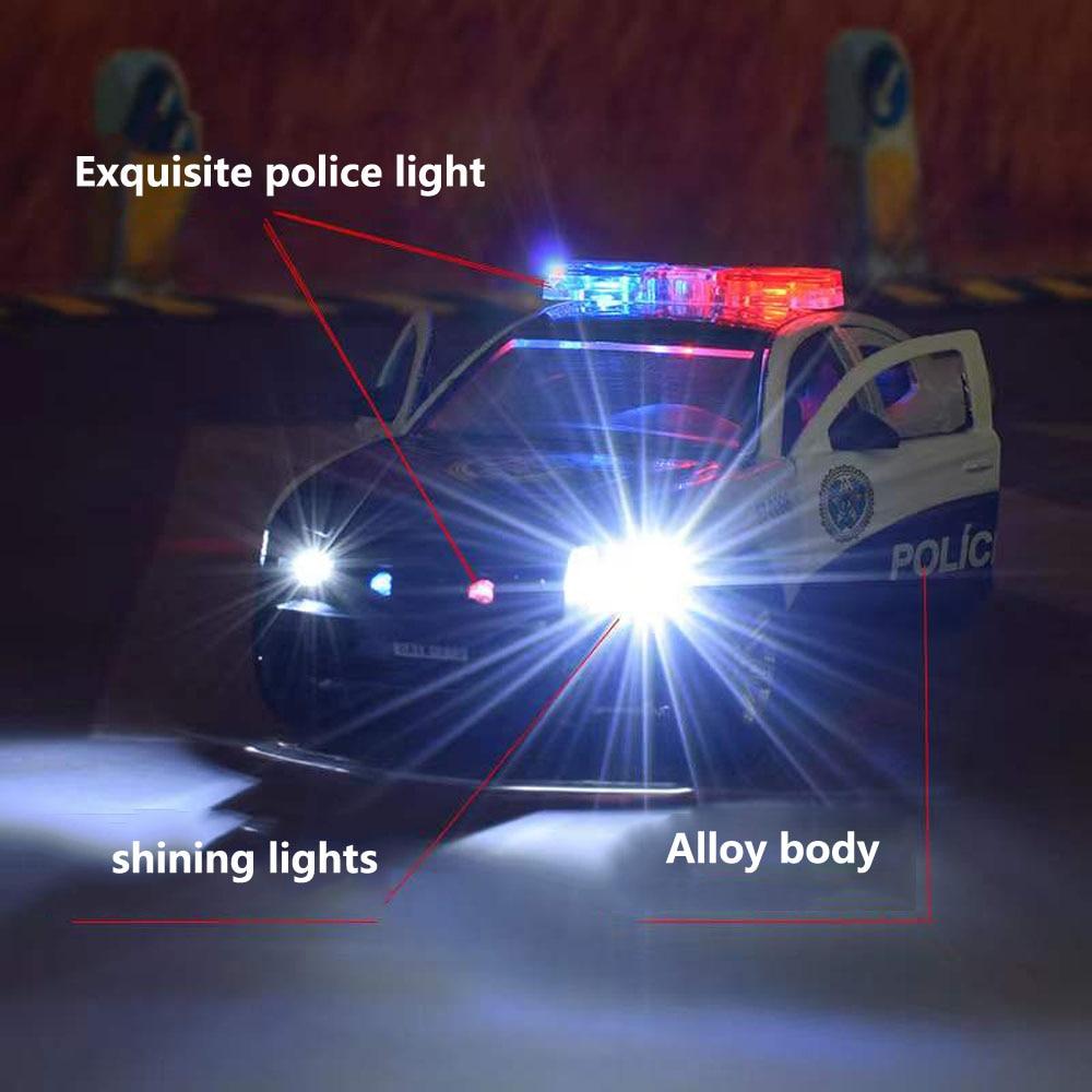 1/32 Alaşım Dodge Şarj Cihazı Polis Araba Modeli Döküm ve Oyuncak Araçlar Simülasyon Ses ve Işık Geri Çekin Koleksiyon Oyuncaklar Çocuklar Hediye