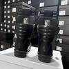 Brand Luxury Designer Men Shoe Quality Casual All Black Leather High Top Sneakers for Woman Trendy Thick Shoelaces Chunky Sole