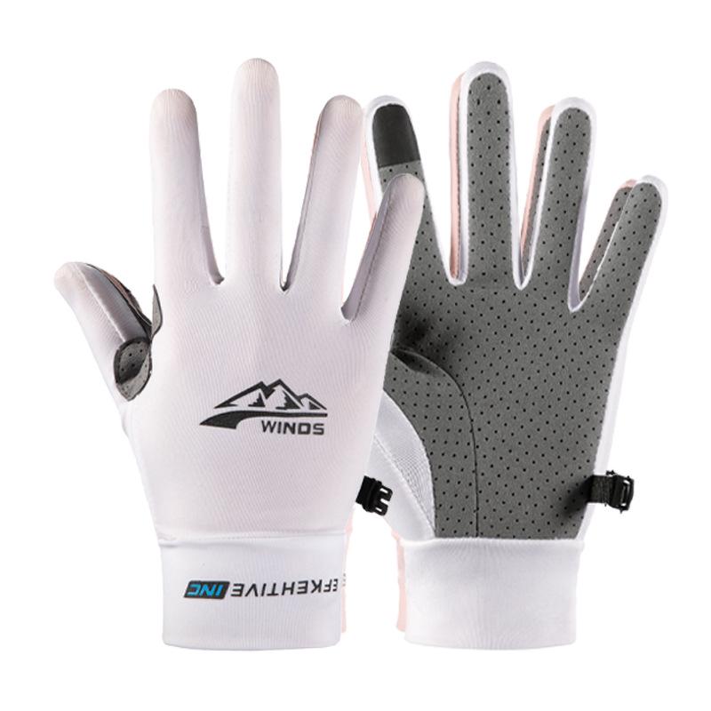 Unisex Outdoor Two-Finger Fishing Gloves: Thin, Wear-Resistant for Cycling, Mountaineering, Sports, and Delivery Riders.