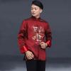 Men's Tang Suit: Embroidered Dragon Jacket - Ethnic Style Retro Long-Sleeved Top for Spring & Autumn