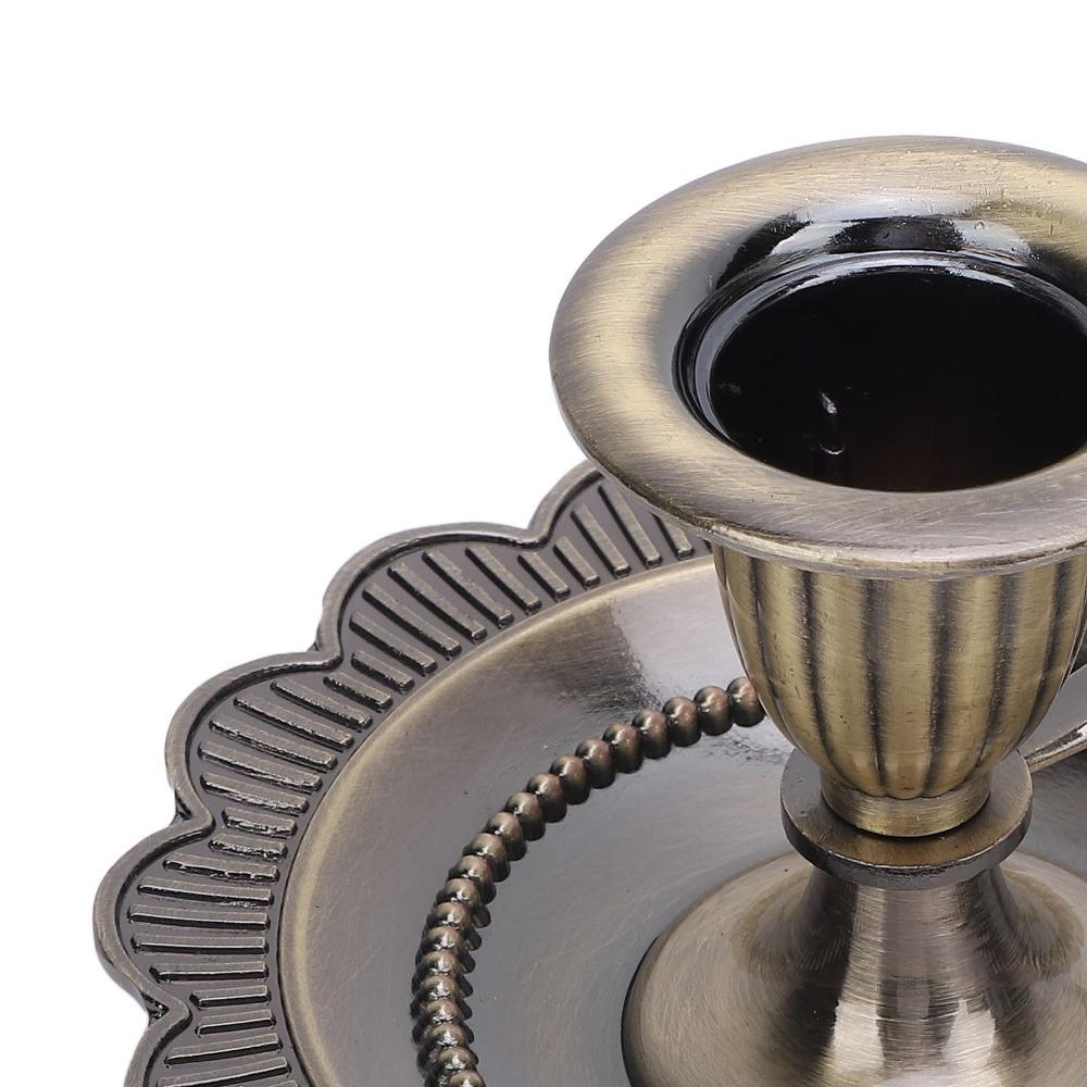 Drip Catcher Tray Taper Candle Holder Handle Stand Handheld Candle Stand  Home Decoration