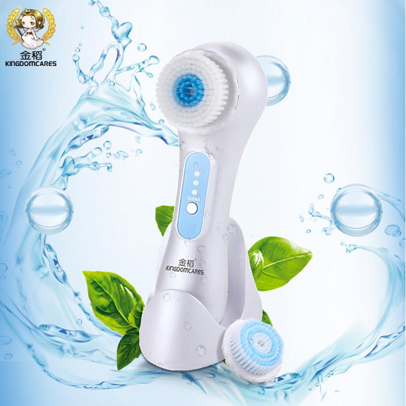 Waterproof Deep Pores Cleaning Ultrasonic Facial Cleansing Brush Electric Massager Exfoliator Scrubber Skin Care Wash Machine